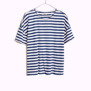 Madewell hangout striped tee